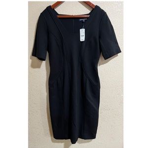 NWT Brooks Brother black sheath dress